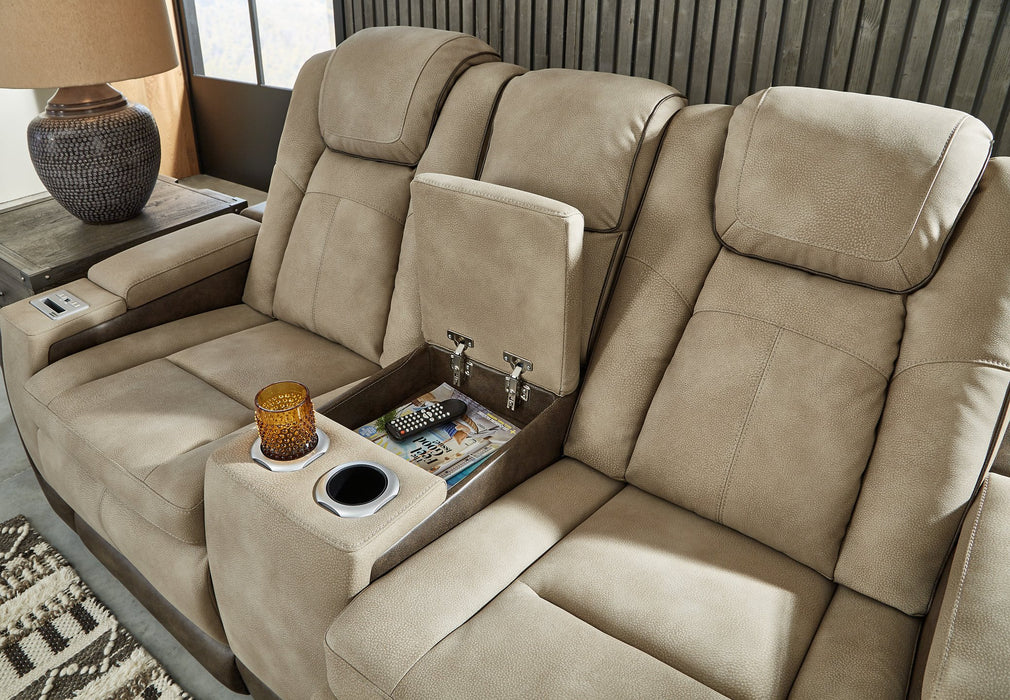 Next-Gen DuraPella Power Reclining Loveseat with Console