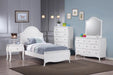 Dominique 4-piece Full Panel Bedroom Set White image