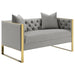 Eastbrook Tufted Back Loveseat Grey image