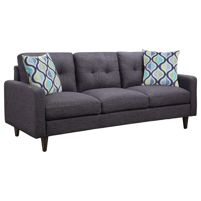 Watsonville Tufted Back Sofa Grey image