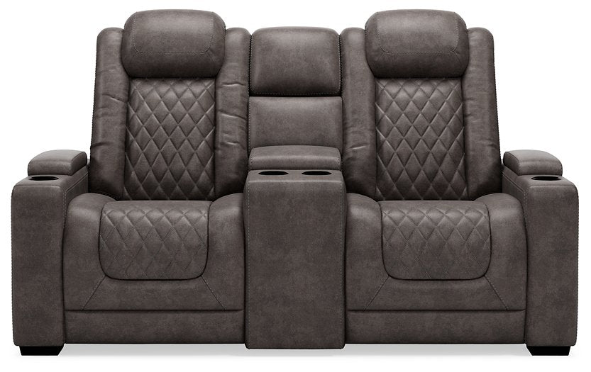 HyllMont Power Reclining Loveseat with Console image