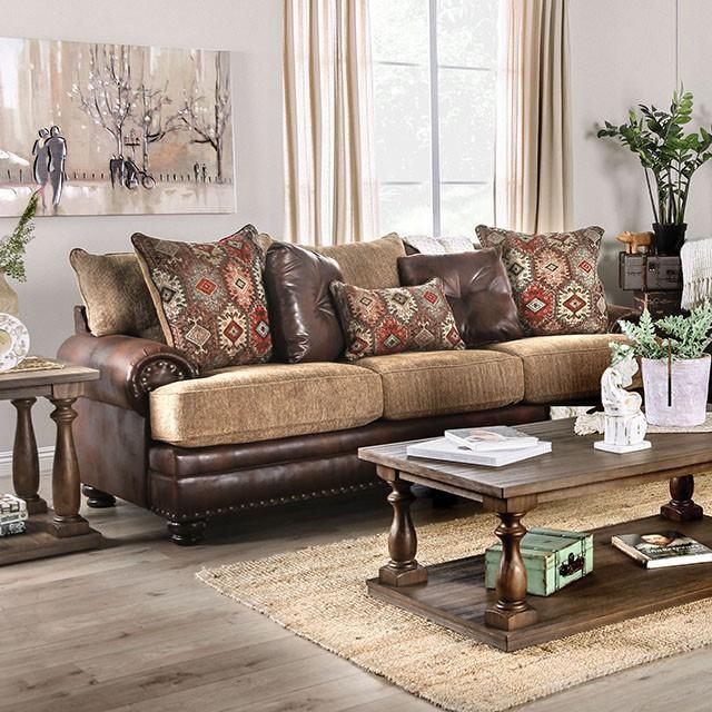 Fletcher Brown/Tan Sofa image