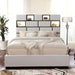 Gemma Beige/Black Cal.King Bed image