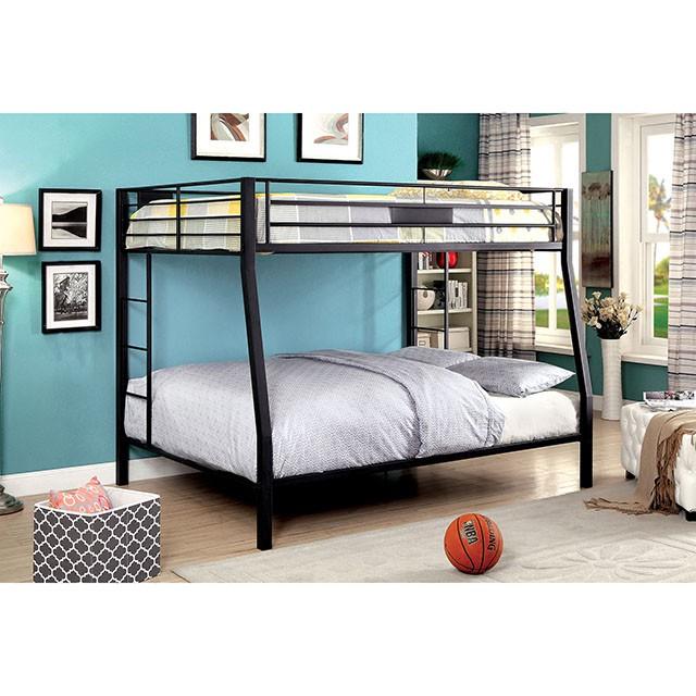 CLAREN Black Full/Queen Bunk Bed