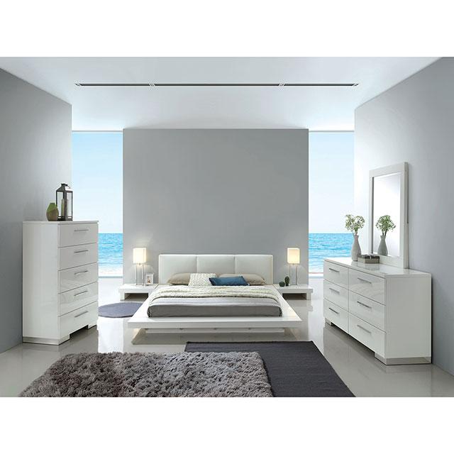 Christie Glossy White Dresser